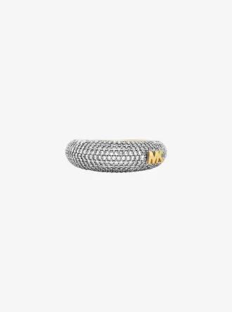 Pavé Two-Tone Dome Ring