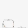 Polly Metallic Python Embossed Leather Sandal