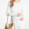 Pratt Medium Metallic Shoulder Bag