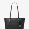 Quinn Medium Pebbled Leather Tote Bag