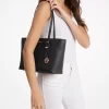 Quinn Medium Pebbled Leather Tote Bag