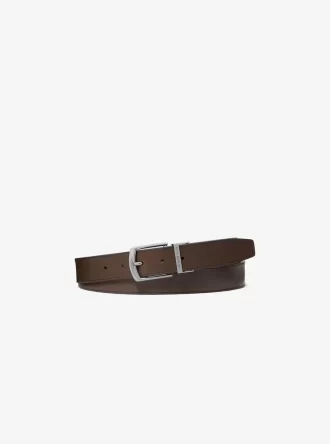 Reversible Signature Logo and Leather Belt
