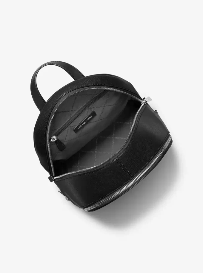 Rhea Medium Pebbled Leather Backpack