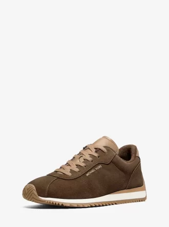 Rhodes Two-Tone Suede Trainer