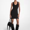 Ribbed Viscose Blend Tank Dress