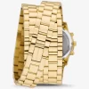 Runway 18K Gold-Plated Stainless Steel Triple Wrap Watch
