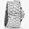 Runway Rhodium-Plated Stainless Steel Triple Wrap Watch