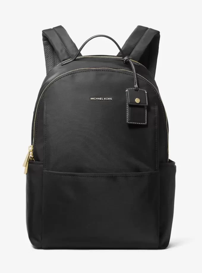 Sable Large Nylon Backpack Sable Large Nylon Backpack