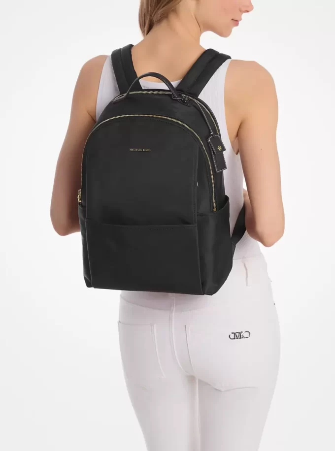 Sable Large Nylon Backpack Sable Large Nylon Backpack