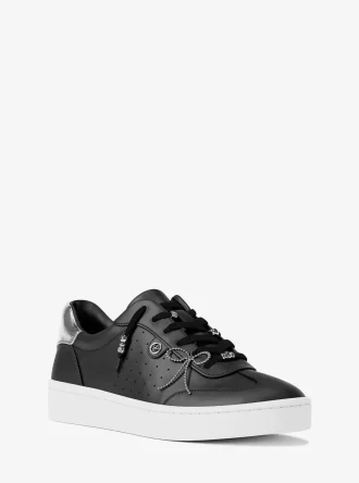 Scotty Embellished Leather Sneaker