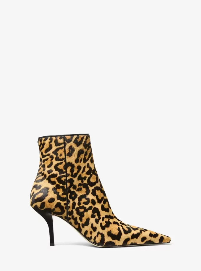 Selina Leopard Print Calf Hair Ankle Boot Selina Leopard Print Calf Hair Ankle Boot