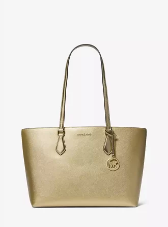 Sheila Large Metallic Tote Bag