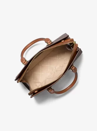 Sheila Medium Logo Satchel