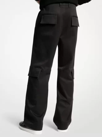 Stretch Cotton Cargo Pants