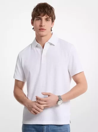 Stretch Cotton Polo Shirt