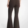 Stretch Crepe Flared Pant
