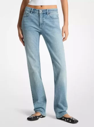 Stretch Denim Cigarette Jeans
