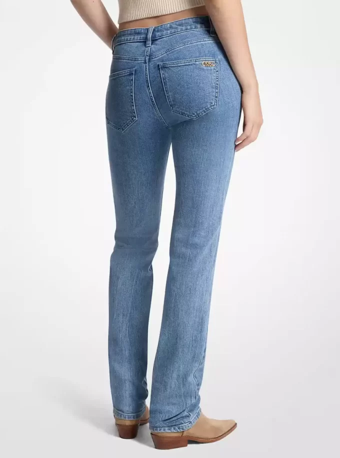 Stretch Denim Cigarette Jeans