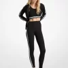 Stretch Knit Logo Tape High-Waisted Leggings