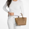 Taryn Small Signature Logo and Leather Convertible Crossbody Bag