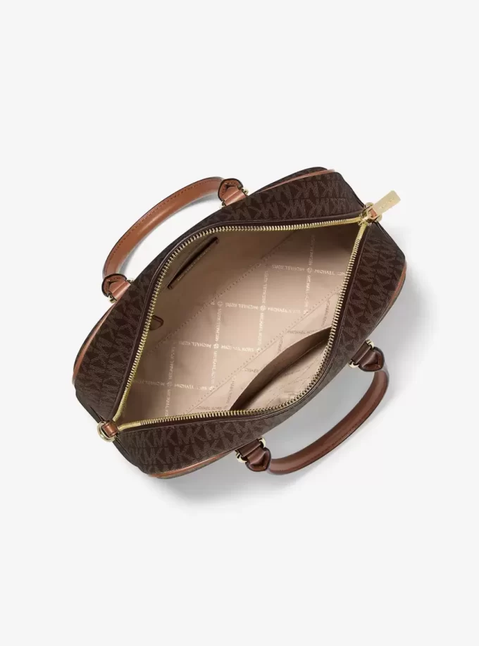 Thompson Medium Signature Logo Satchel