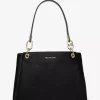 Trisha Large Pebbled Leather Shoulder Bag