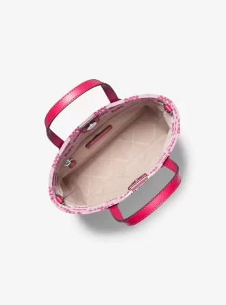 Vincent Small Logo Jacquard Tote Bag with Card Case