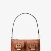 Zoe Small Pebbled Leather Pochette